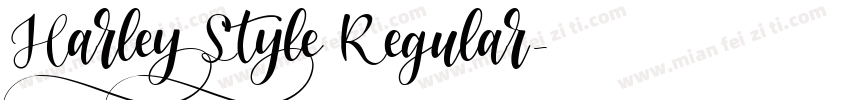 Harley Style Regular字体转换